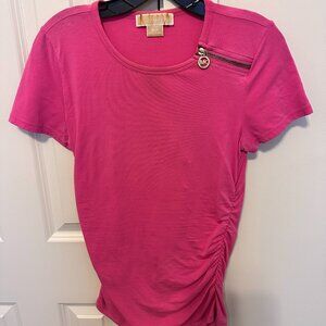 Michael Kors Short Sleeved Top with Ruching
